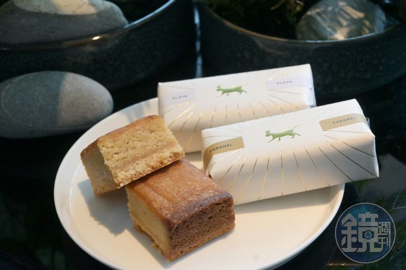 「Butter Bar磚蛋糕」共有經典香草、伯爵茶香、蜂蜜香栗、濃萃咖啡與焦糖奶油5種口味。(980元/5入)