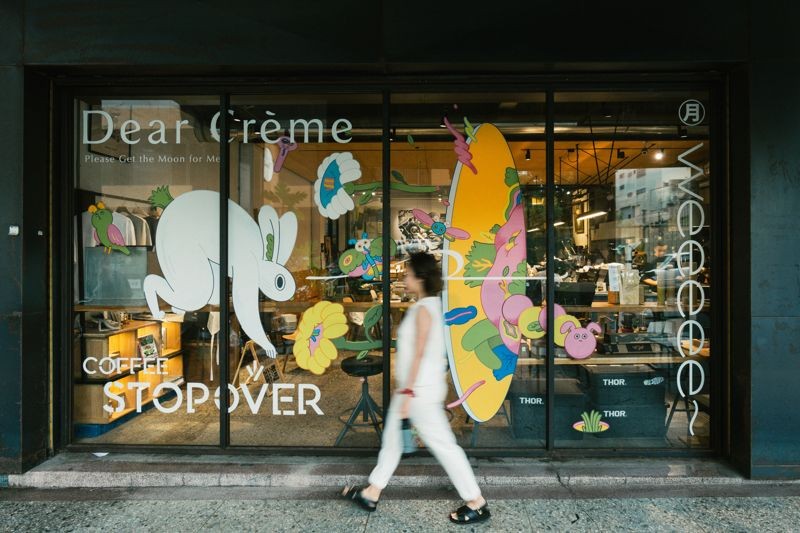 開在台中舊市區的「Coffee Stopover」也很鼓勵這個友善地球的活動。（日本虎牌提供）