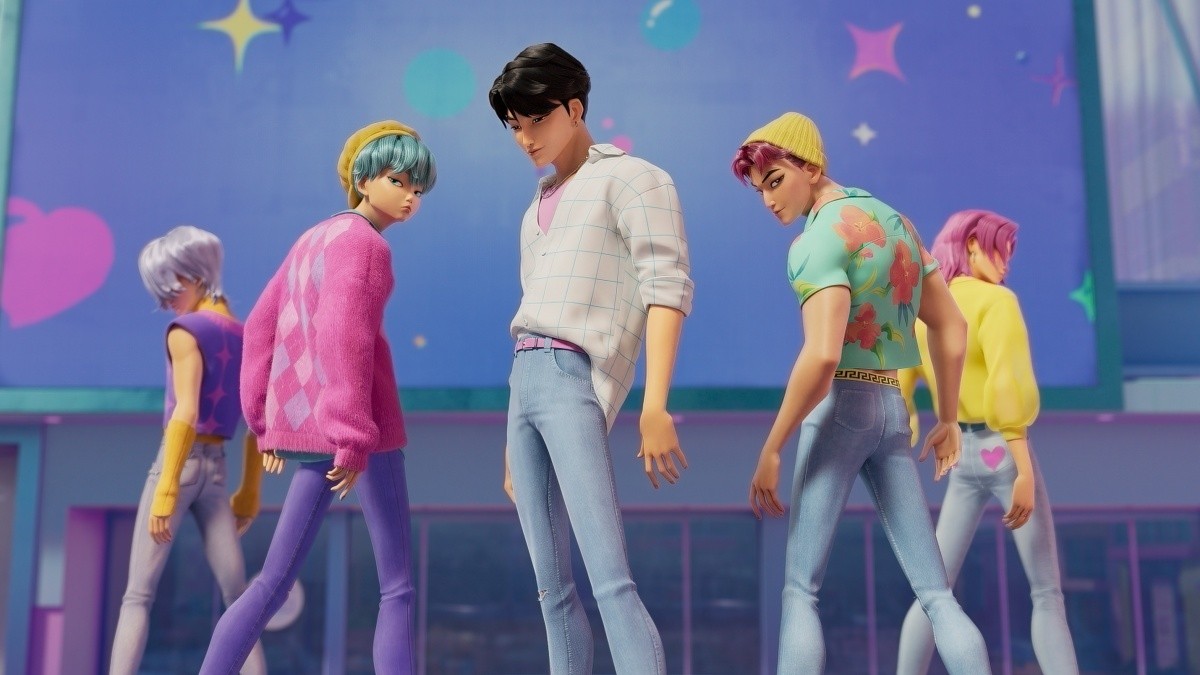 Netflix原創動畫《K-pop獵魔女團》劇中男團Saja Boys不只打怪,歌曲〈Soda Pop〉更紅到BTS都愛
