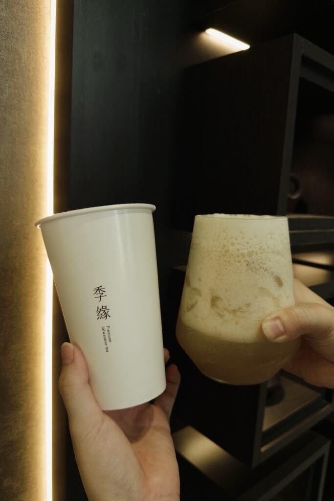 《季緣》菜單推薦第四名:山茶花蜜桃奶蓋