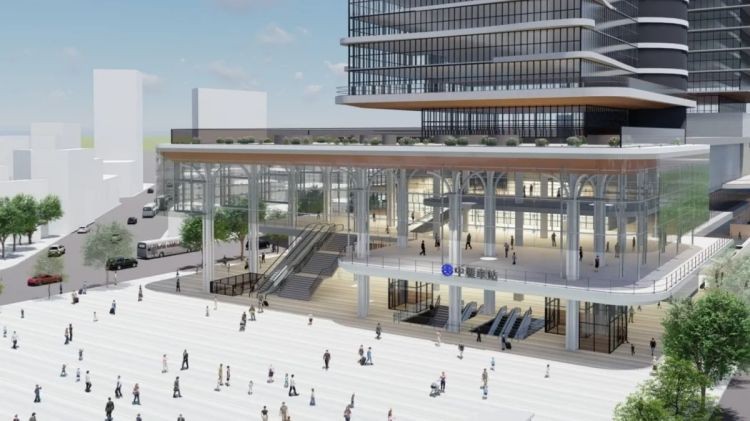 中壢火車站因建物老舊、場內空間狹小及交通等問題,被冠上「全台最醜火車站」的惡名。如今,桃園捷運局公開全新「中壢車站」設計圖。