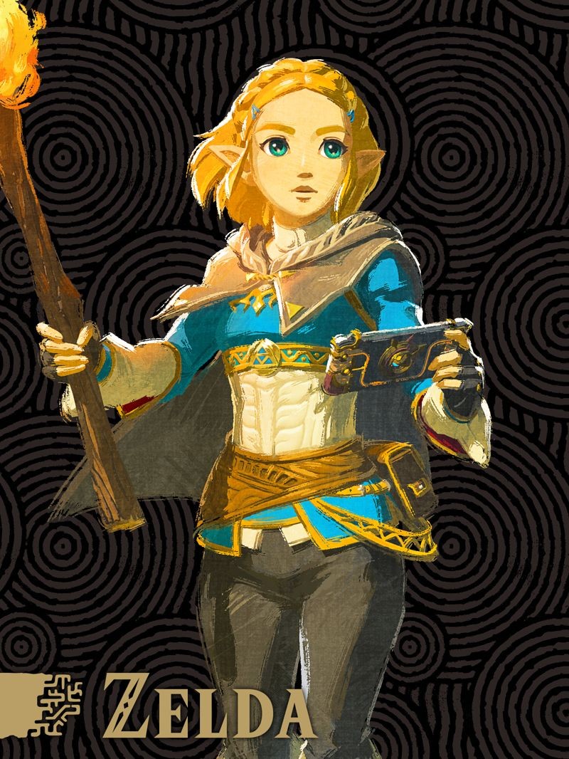 《薩爾達傳說》主角薩爾達在「王國之淚」中的形象。(翻攝自臉書The Legend of Zelda)