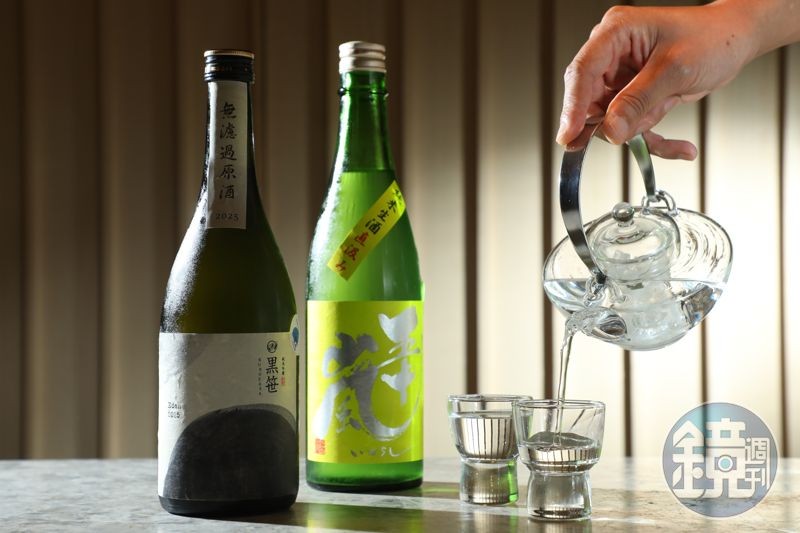 初魚自己進口多款清酒,從無過濾生酒、純米吟釀到純米大吟釀都有,價位豐簡由人。