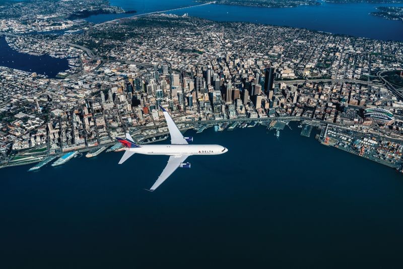 自2024年6月啟航以來,達美航空是目前唯一提供台北-西雅圖雙向日間出發航班的航空公司。(達美航空提供)