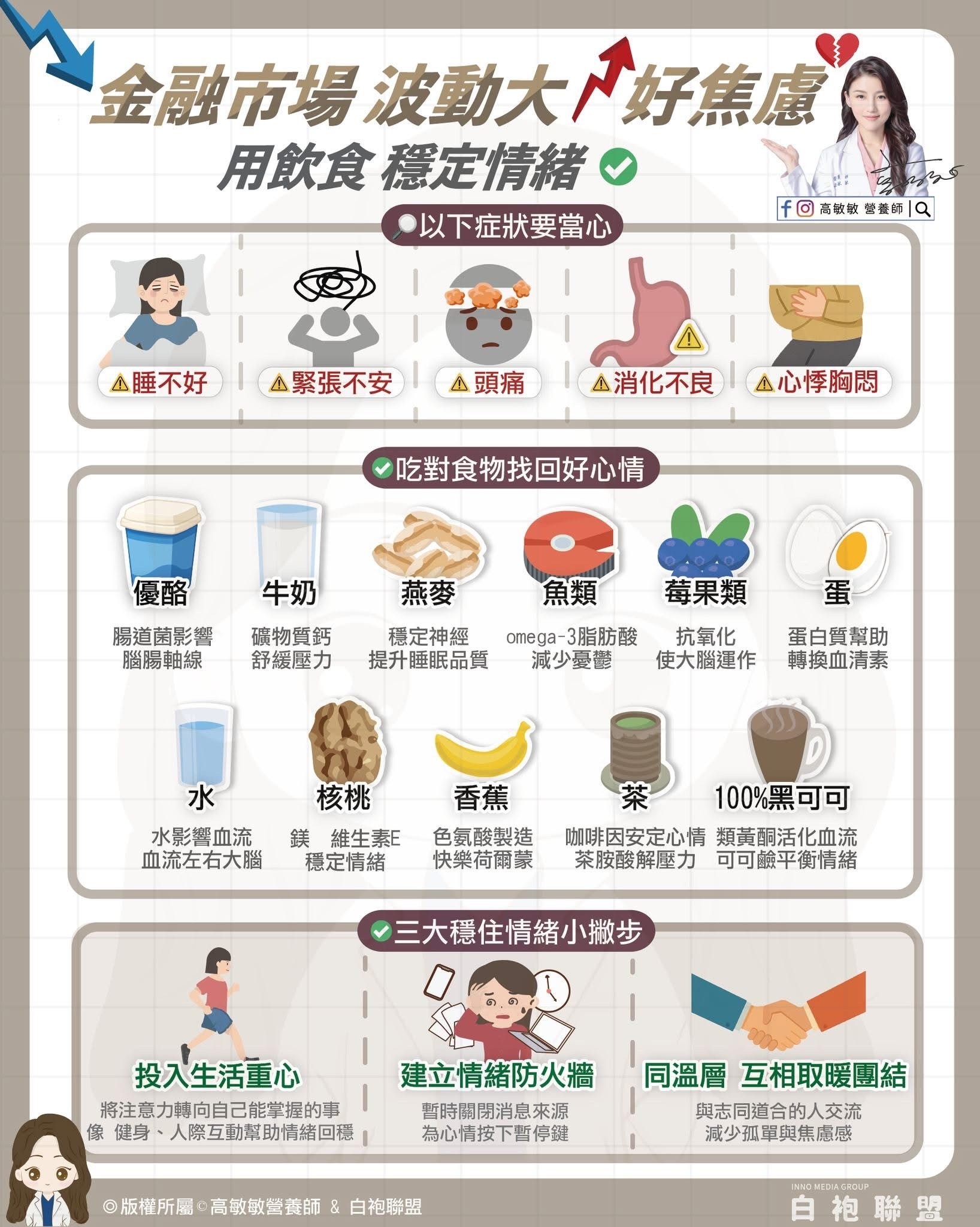 壓力山大?這些飲食與生活小技巧助你穩定心情