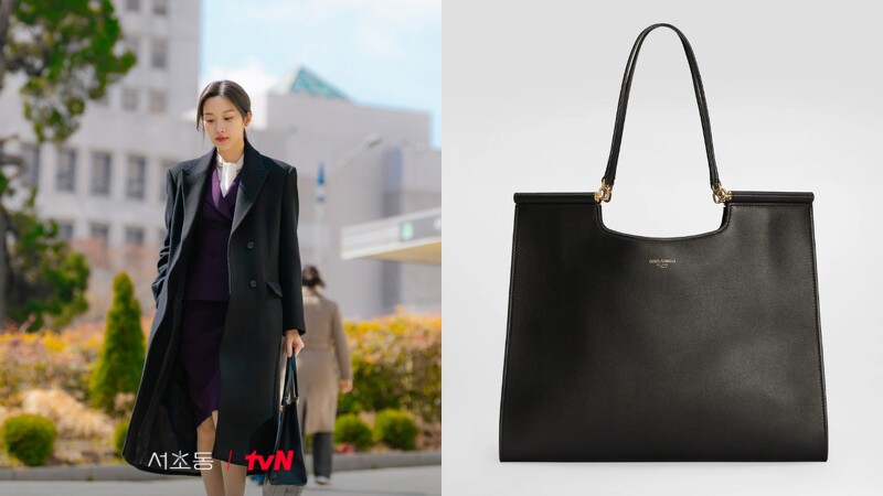 文佳煐在《瑞草洞》劇中手提Dolce&Gabbana Large Sicily Shopper購物包