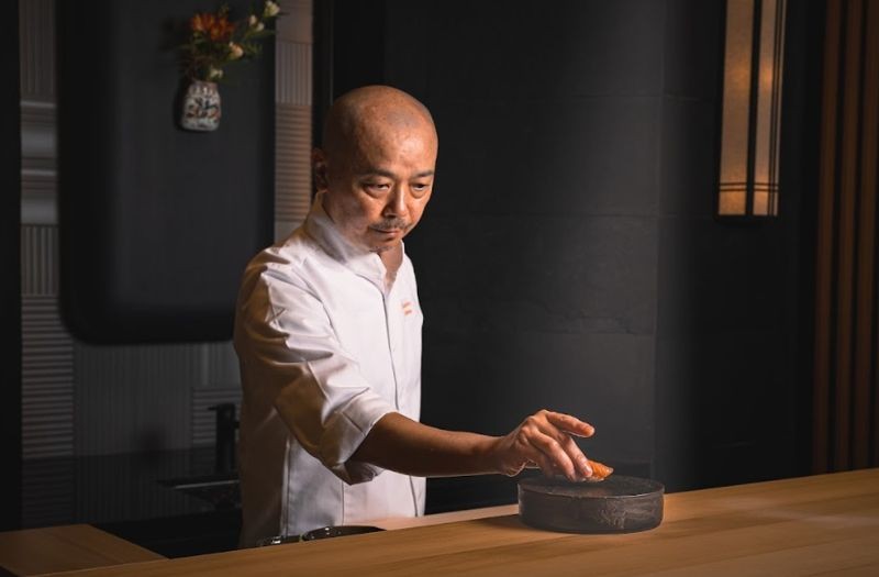 押野亘一郎高中畢業就從山形遠赴東京習藝，到海外工作也是為了發揚江戶前壽司文化。（赫士盟提供）