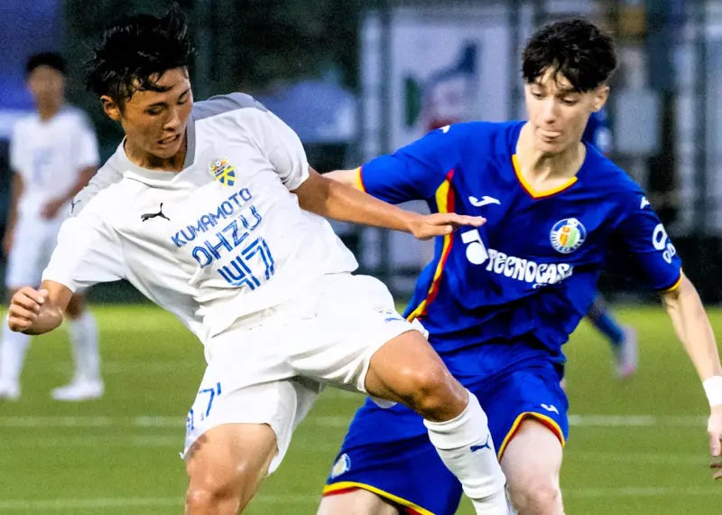 ▲Getafe FC與日本名門大津高校激戰成和,最終以3比1於PK大戰中勝出,勇奪冠軍。(圖/柏文事業有限公司提供)