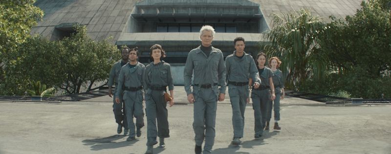 《異形:地球》透過一群充滿實驗性質的合成生化人,發現一艘墜毀在他們棲息地的太空船,船上充滿太空中所能採集到的危險物種。(Disney+提供)