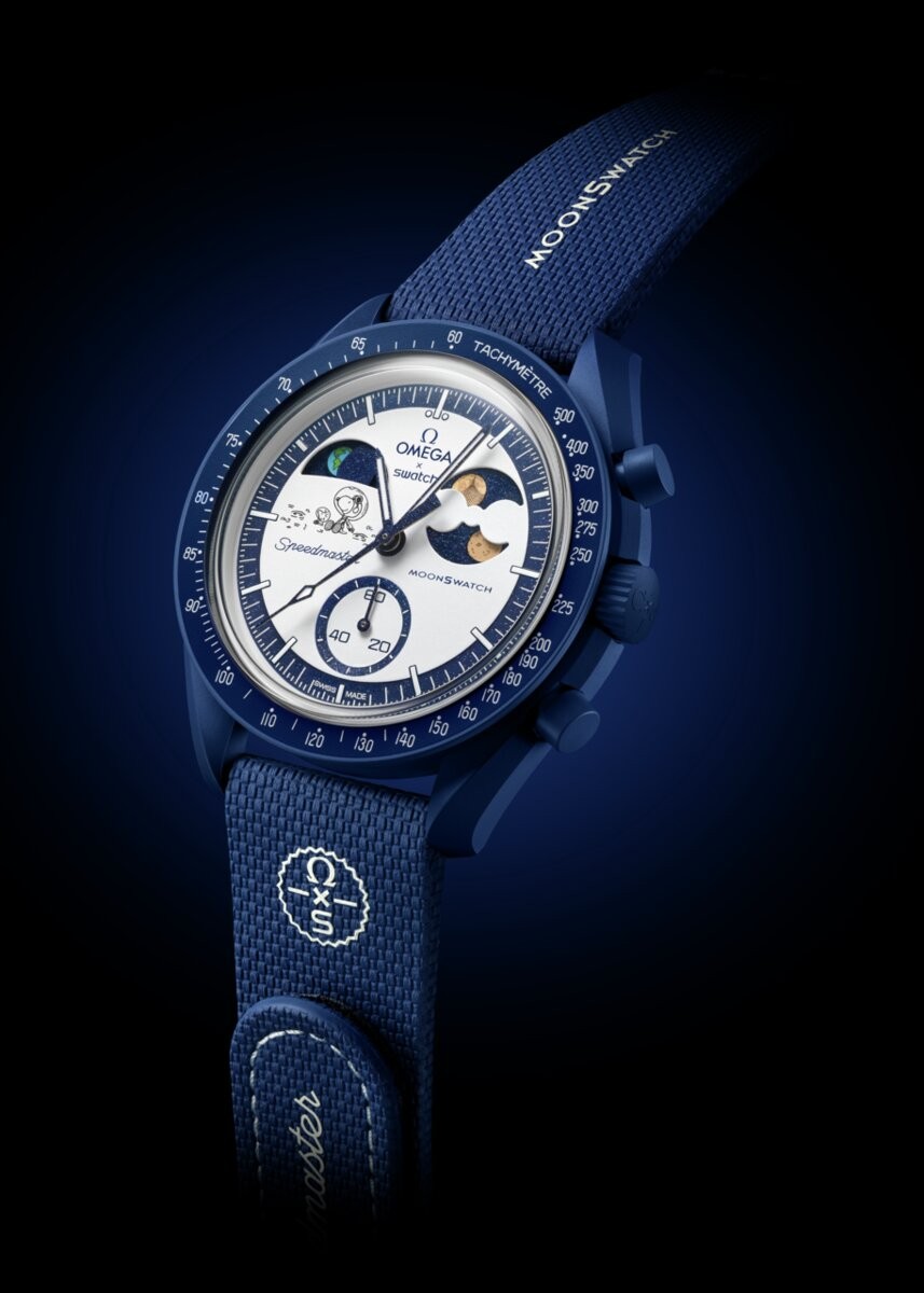 若你熟悉月相錶的運行,地相顯示絕對也會令你驚艷不已。這項由 Swatch 首創的複雜功能,以詩意方式顯示從月球眺望地球的景象。