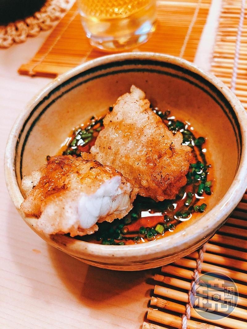 林亦君表示銀座傳奇天婦羅店「京星七丁目」,將炸河豚、炸無花果等食材處理得出神入化,令她驚豔不已。(鏡好聽提供)