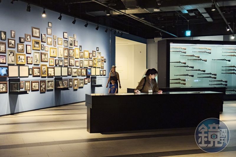 「6.25戰爭室」內的展品與影像,將參觀者帶回那段煙硝瀰漫的歲月。