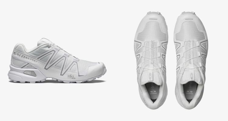 近年來大熱門的運動鞋品牌Salomon,這雙Speedcross 3以純白新裝登場,將經典越野跑鞋注入時髦氛圍。