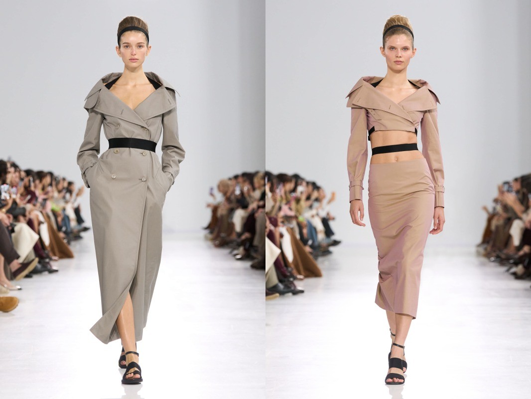端看本季的 Max Mara，會發現到俐落的剪裁依然是品牌賦予女率性特質的原因，此外，亦能看見有建築感的細節藏於其中