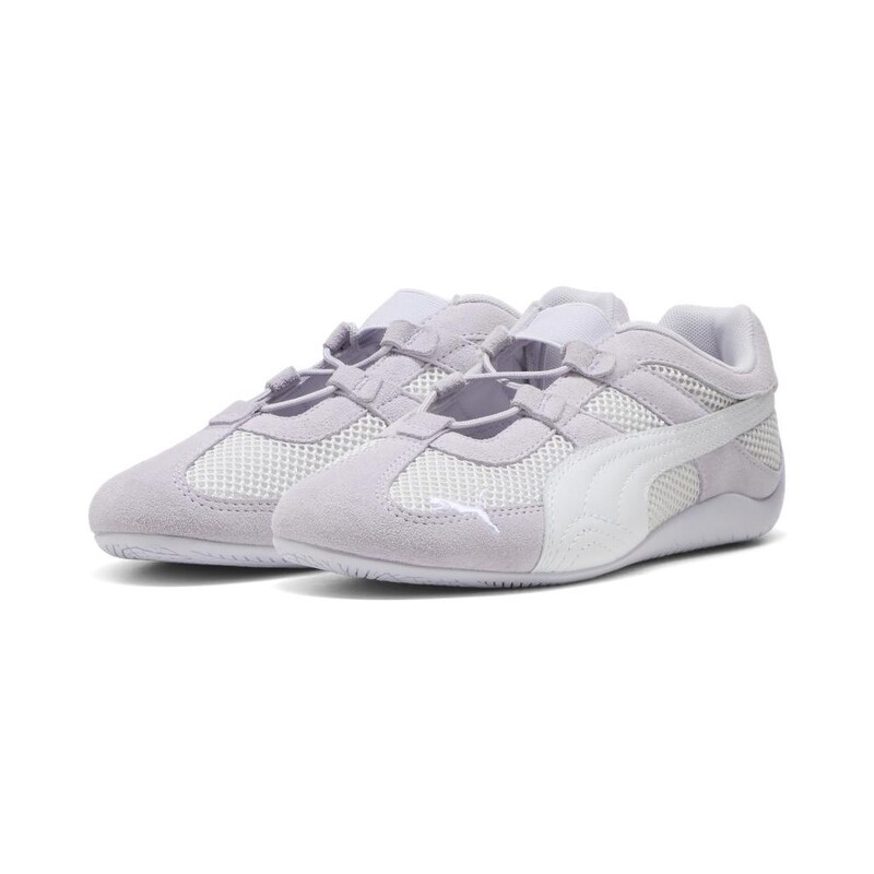 PUMA Speedcat Go 系列，採用透氣網眼布與彈性繫帶