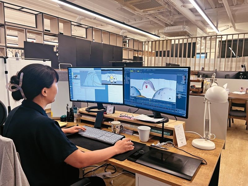 動畫採邊製作、邊上架的模式,一季的動畫製作期將近2年。(小公視提供)
