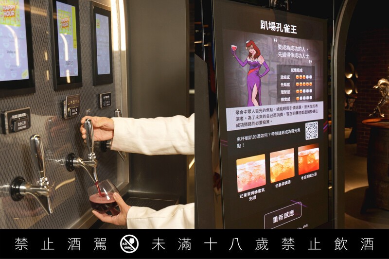 透過分析,演算出適合的調酒。