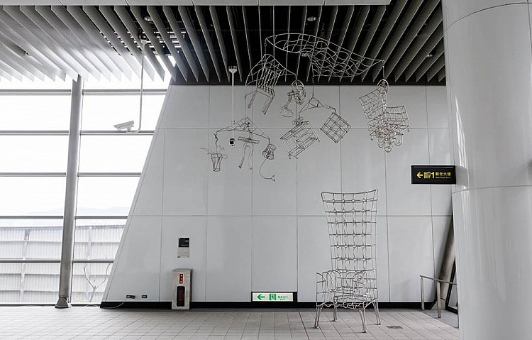 桃園機捷藝術品04新莊副都心站 /幸福之旅