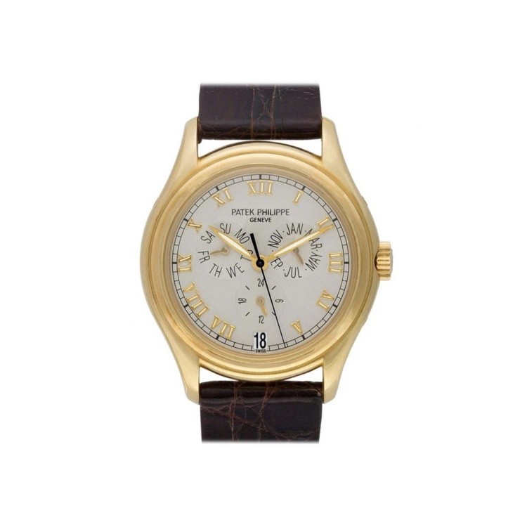 Patek Philippe 百達翡麗於1996年推出第一枚年曆腕錶(Ref. 5035),至今仍是腕錶藏家心中的夢幻逸品。