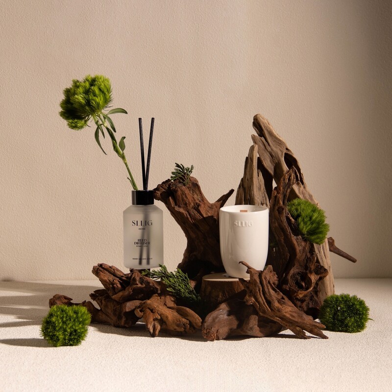 SLLIG職人陶瓷手工蠟燭-山韻RHYTHM HILLS 140g,NT1,980