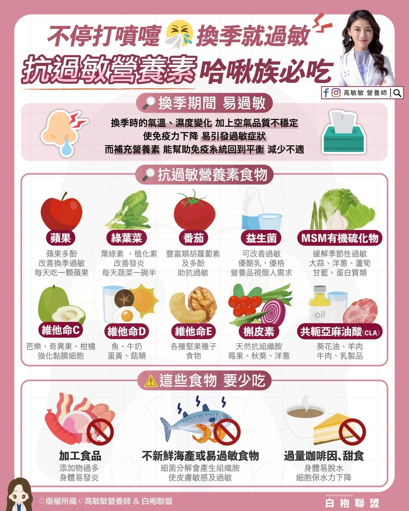換季過敏來襲！這些營養素助你輕鬆應對