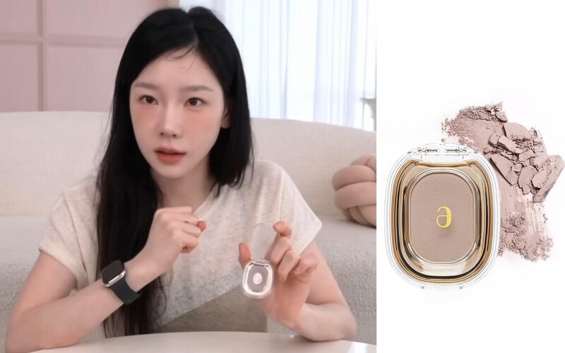 翻攝 YouTube @taeyeonofficial 탱코덕 EP.01/ Ameli Step Basic 單色眼影 #243