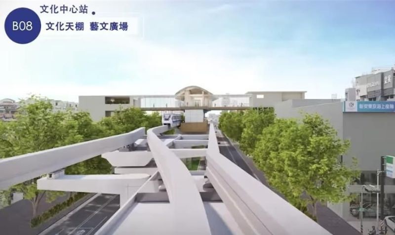 台南捷運「藍線」共規劃 10 個上車地點：B1 站（中華路與台鐵大橋站交會處）、B2 站（中華路與中山南路口）、B3 站（中華路與中華二路口）、B4 站（中華路與小東路口）、B5 站（中華東路一段與平實路口）、B6 站（中華東路二段 203 巷路口）、B7 站（中華東路三段與崇德四街七巷路口）、B8 站（中華東路三段 399 巷路口）、B9 站（東門路三段 226 巷路口）、B10 站（中山路與裕忠路口）。
