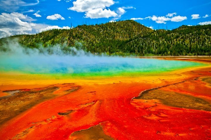 ▲黃石國家公園以間歇泉、溫泉、階泉、泥泉等舉世聞名。　圖：shutterstock／來源