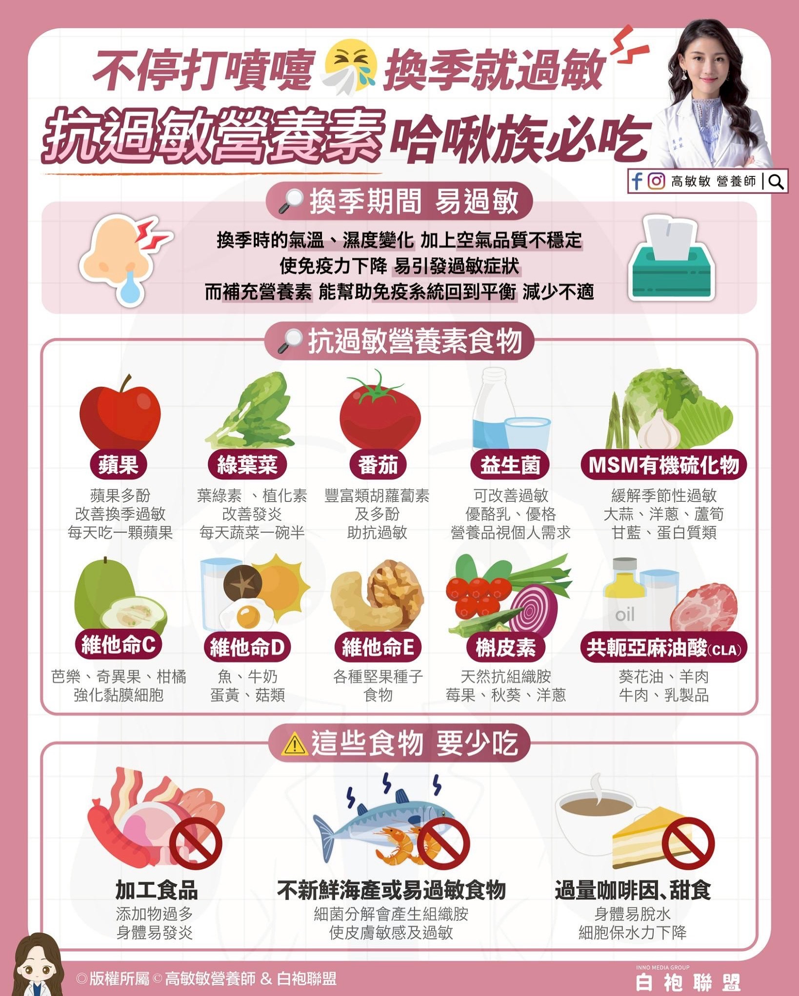 換季過敏來襲！這些營養素助你輕鬆應對