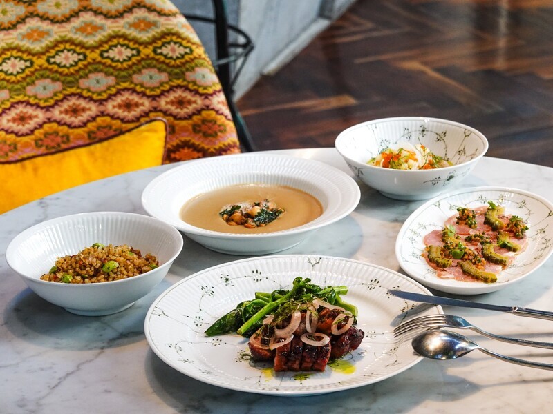 雙方合作打造「青蘊秋饗・Seasonal Green Indulgence」秋日限定套餐。