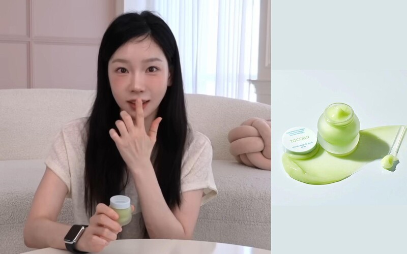 翻攝 YouTube @taeyeonofficial 탱코덕 EP.01/ Tokobo 薄荷滋潤護唇膏