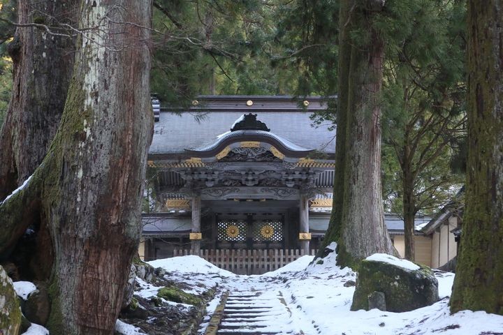 ▲雪中的永平寺莊嚴而寧靜。　圖：太平洋旅行社／提供