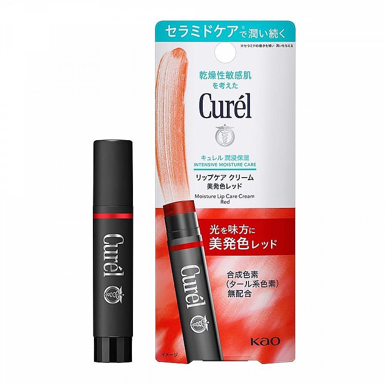Curel 潤浸保濕光透勻彩潤唇膏-莓果紅,NTD450