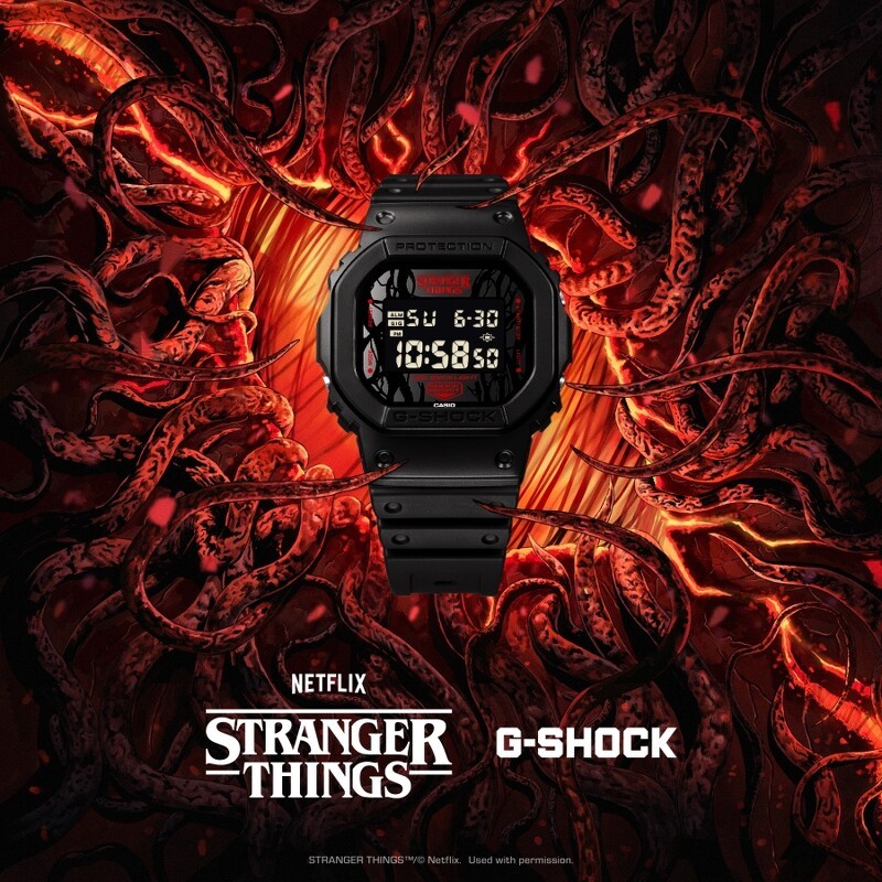 CASIO《怪奇物語》聯名DW-5600STT錶款 NT.4,200