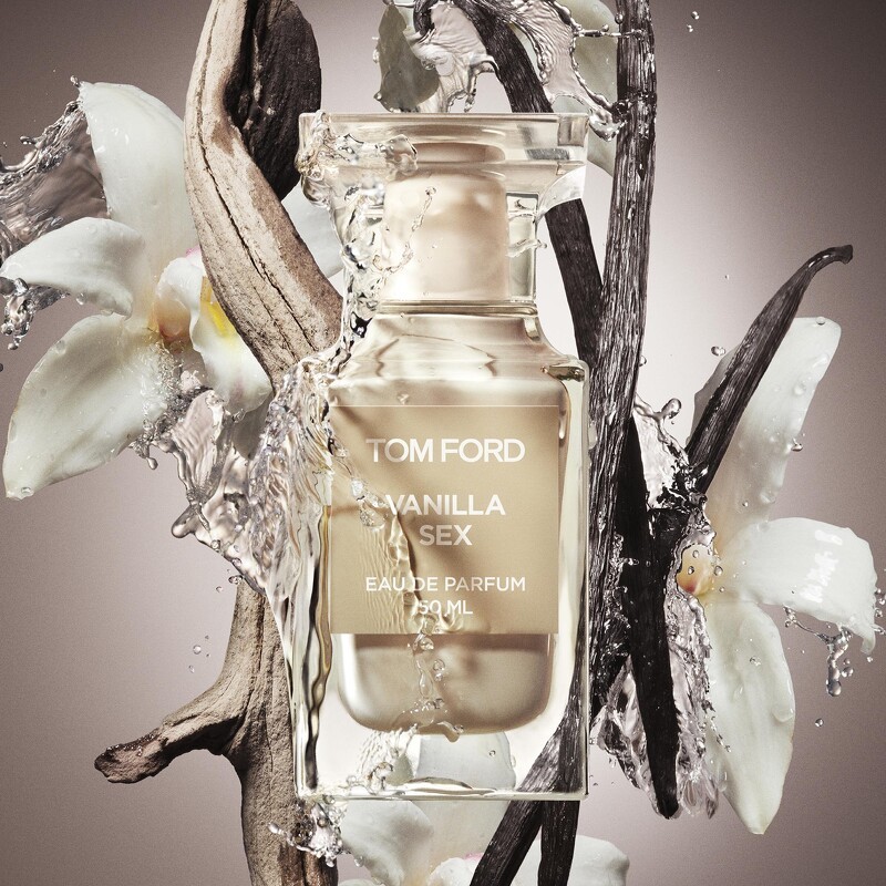 Tom Ford縱情香草淡香精Vanilla Sex情境圖。