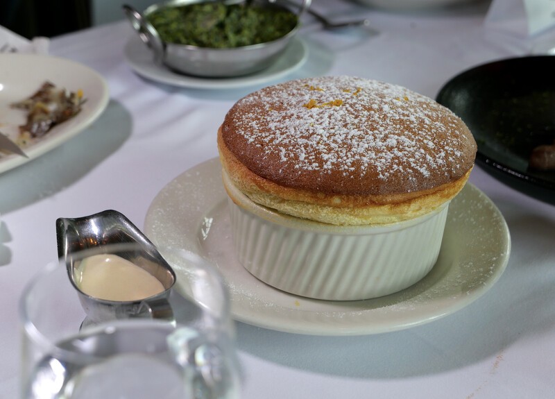 甜點:干邑橙酒舒芙蕾(photo: Lynn)