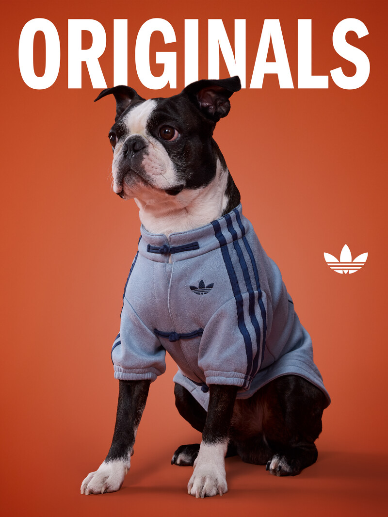 adidas Originals寵物新中式外套,NT$1,690。