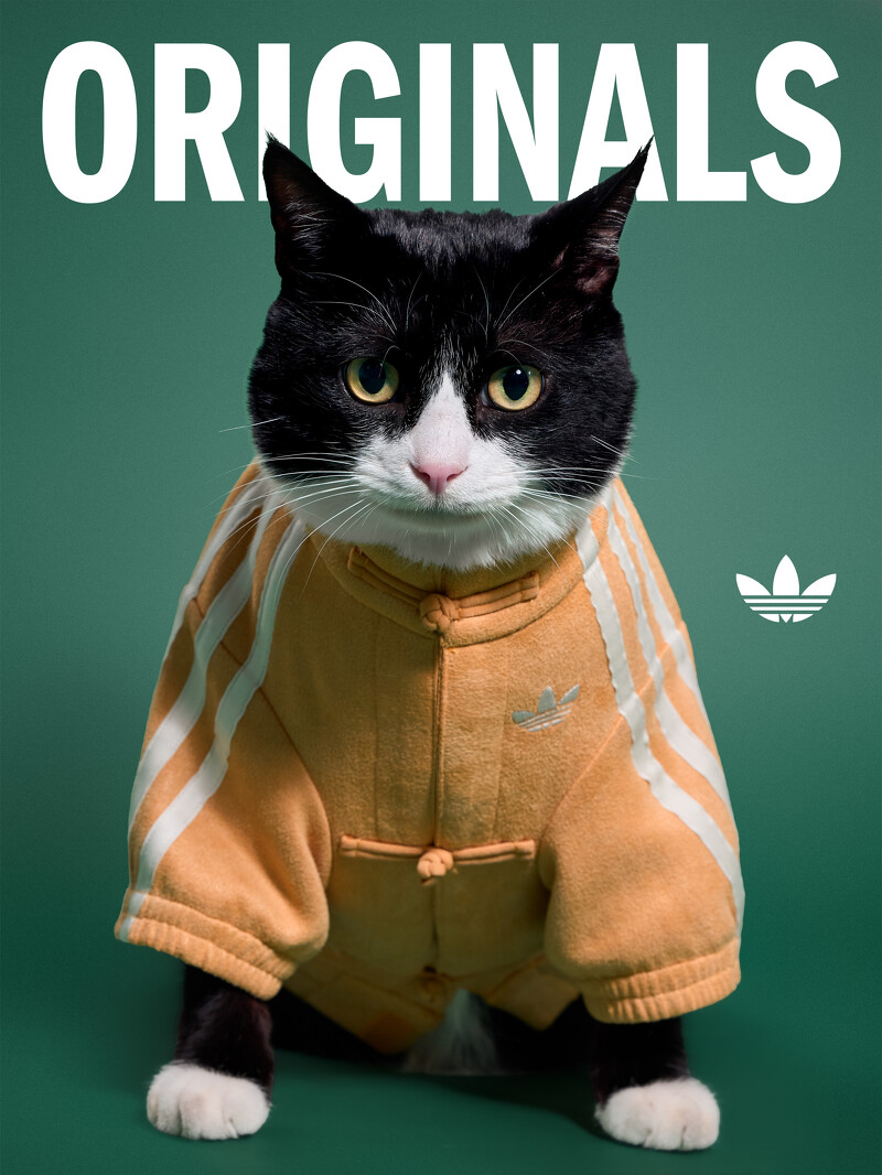 adidas Originals寵物新中式外套,NT$1,690。