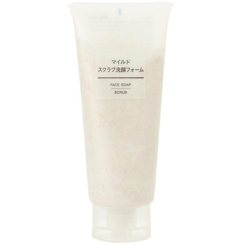 MUJI無印良品溫和去角質洗面乳200g,NT149
