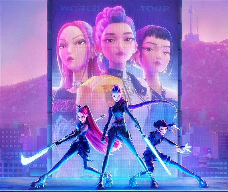 由 Netflix 攜手索尼動畫打造的《K-pop 獵魔女團》,故事以三人女團 Huntrix 為主軸,講述她們不只是全球萬千粉絲追捧的 K-pop 偶像,更是祕密肩負保護人類世界的獵魔女巫傳人,面對一群被惡魔附身、以音樂操控人心的黑暗偶像 Saja Boys,必須透過音樂來封印逐漸滲透現實的地獄力量。