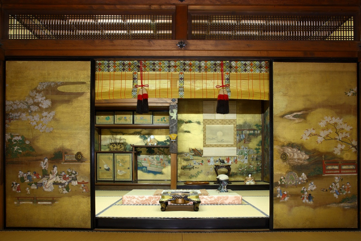 ▲書院整體保留了狩野派所繪的《四季花鳥圖》。　圖：京都 Connect／提供