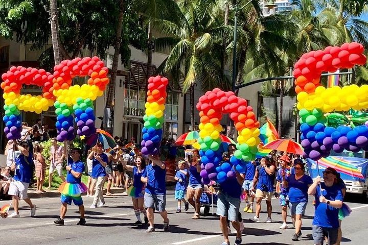 ▲夏威夷同志大遊行在「世界彩虹之都」夏威夷熱鬧登場。　圖：GayTravel4u／來源