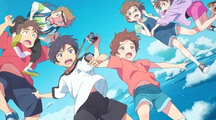 《漂流家園》由日本知名動畫公司 Studio Colorido 製作,該公司以情感細膩、畫面風格清新聞名。電影講述一對青梅竹馬偷偷溜進廢棄大樓中與朋友們進行探險,突然他們碰上神秘離奇的現象,再次醒來後發現大樓外的世界全變為一片看不見盡頭汪洋,就此展開一場歡笑與淚水交織的奇幻旅程。