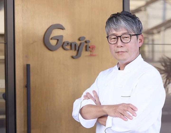 ▲擅長日式、西式料理的大阪名店「Genji」主廚元川篤為觀光列車「GRAN 天空」設計餐點。　圖：南海電氣鐵道株式會社／提供