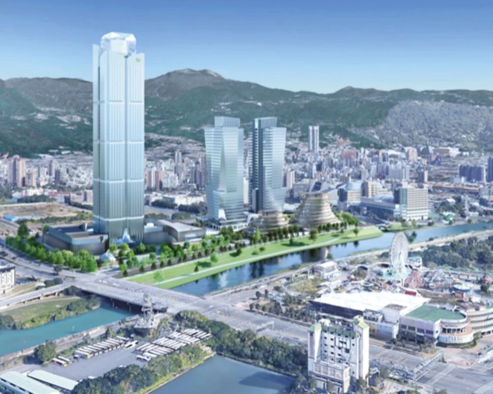 除了輝達台灣總部進駐外,一旁的 T16 基地也將興建一座高樓新地標:金仁寶北士科總部。規劃地上 55 層、地下 4 層,樓高達 266 公尺,預計於 2027 年完工。本開發案總計約 78,000 坪,除提供約 44,000 坪作為集團辦公空間外,另規劃約 7,500 坪支援性服務業空間,涵蓋餐飲、零售、健身、醫療等生活機能,打造完善且多元的生活環境。