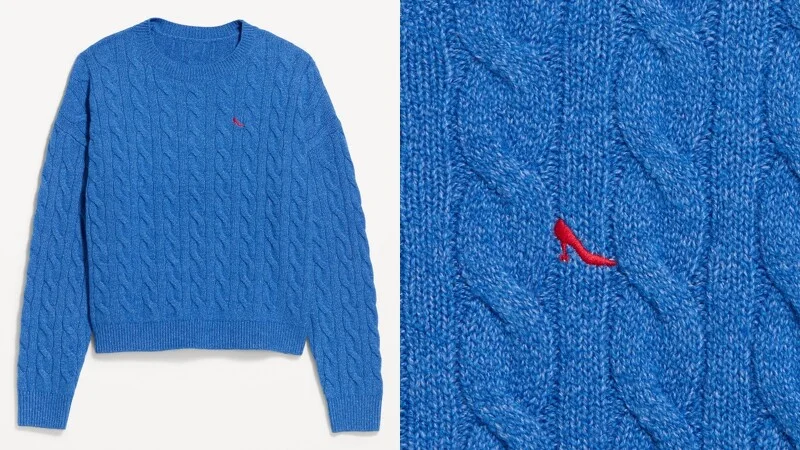 Old Navy x The Devil Wears Prada 天空藍毛衣 美金49.99(約台幣1,589)