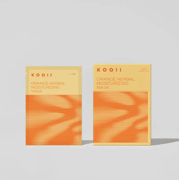 Kooii 橙蜜保濕面膜,5片/盒,NTD600