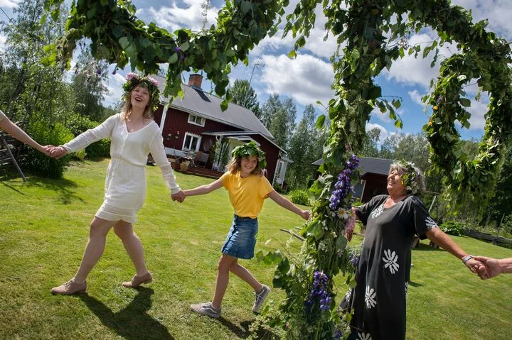 ▲瑞典仲夏節。　圖：Anna Hållams（imagebank.sweden.se）／提供