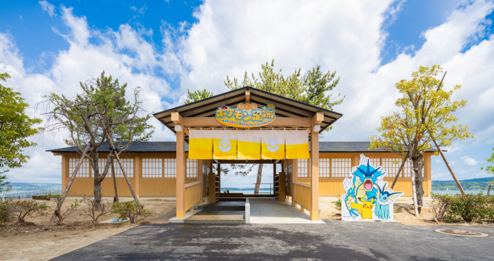 ▲「和倉寶可夢足湯」內有眾多寶可夢在等著旅人到來。　©Pokémon. ©Nintendo/Creatures Inc./GAME FREAK inc.　圖：七尾市／提供