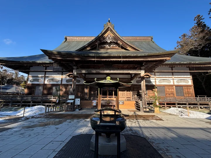 ▲世界文化遺產－平泉「中尊寺」莊嚴靜謐，展現東北佛教文化深厚底蘊。　圖：向日遊／提供